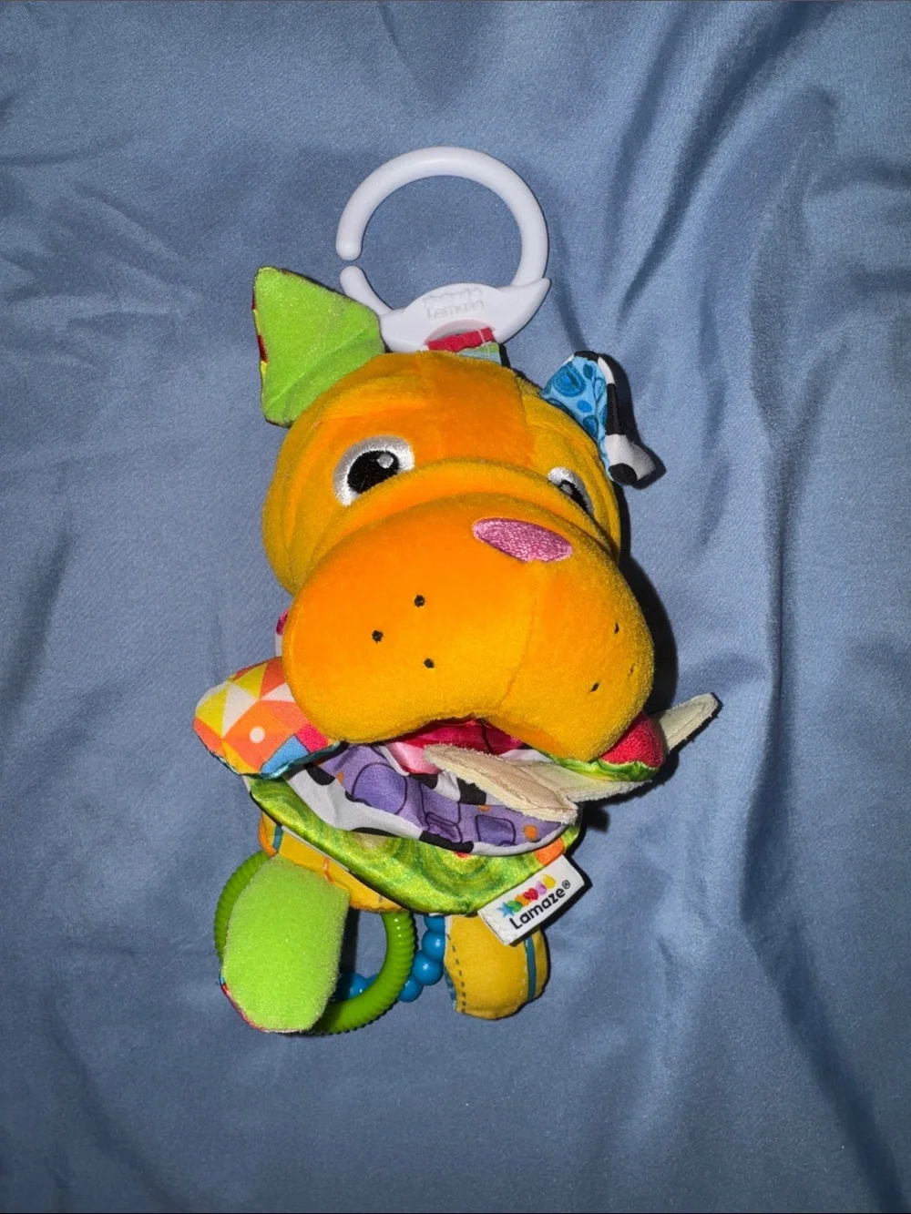 🌼LAST CHANCE🌼 Lamaze Orange & Green Plush Puppy Clip-On  Toy